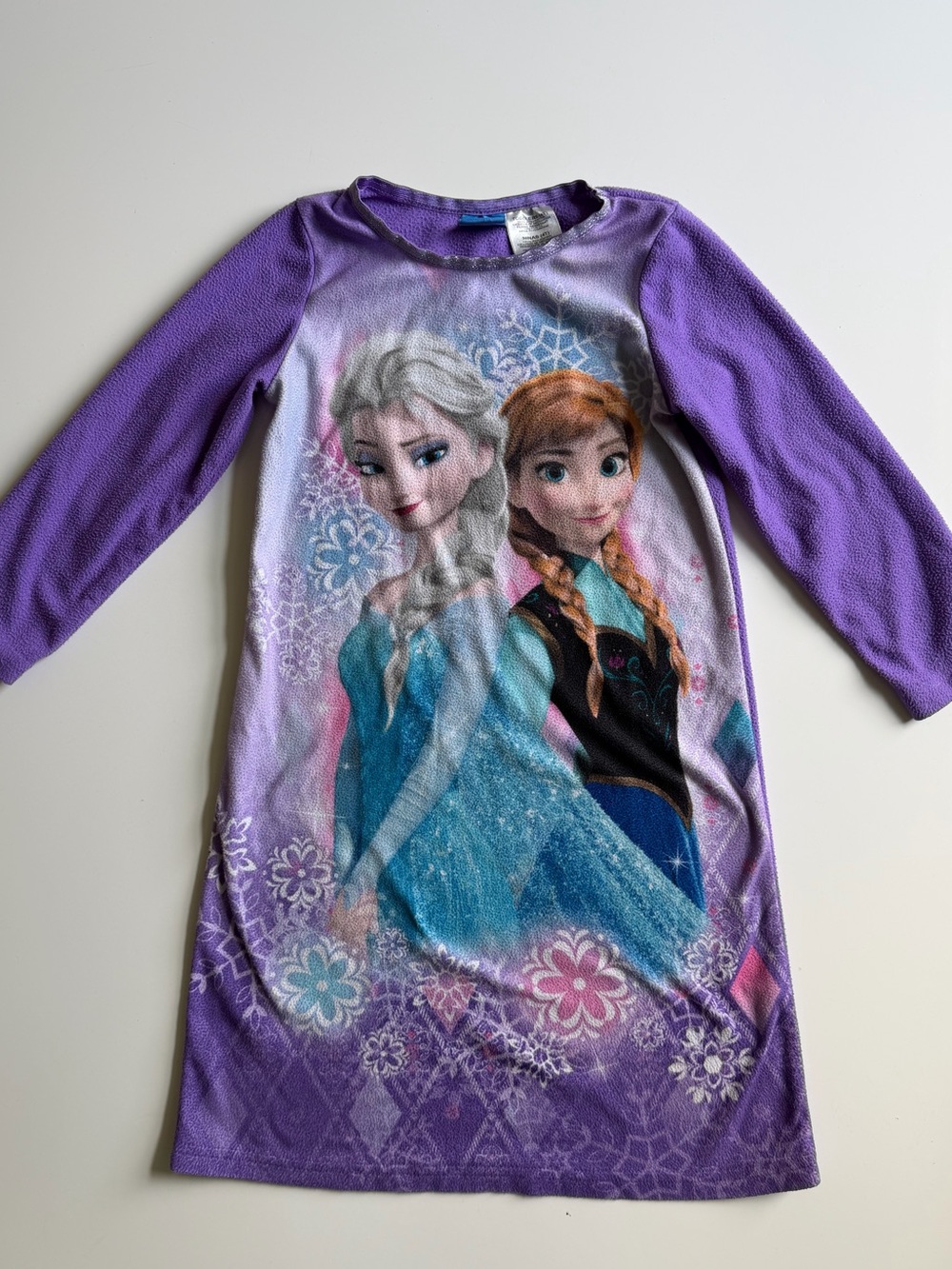 Disney Frozen Fleece PJ Sleep Dress Pajamas - Size 4T